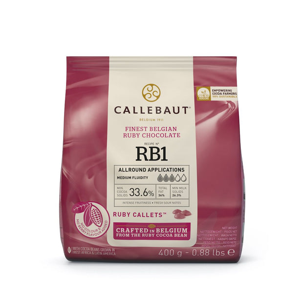 Callebaut Chocolade Callets -Ruby- 400g