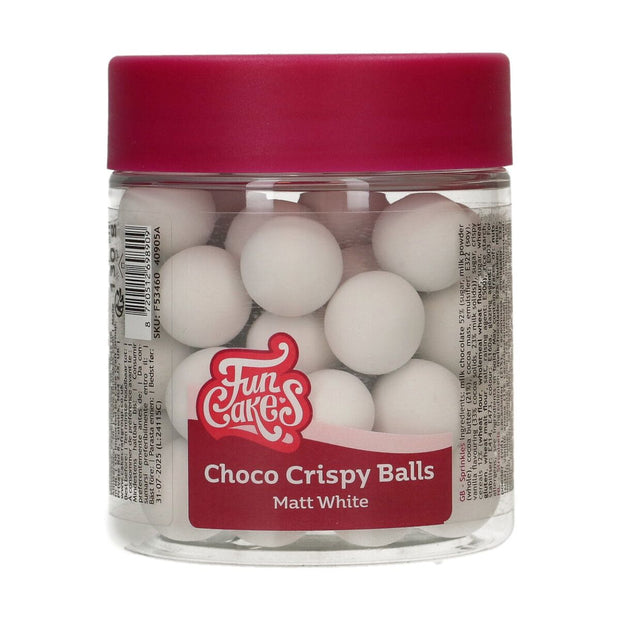 FunCakes Choco Crispy Ballen - Mat Wit