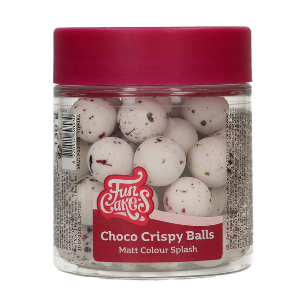 FunCakes Choco Crispy Ballen - Mat Colour Splash