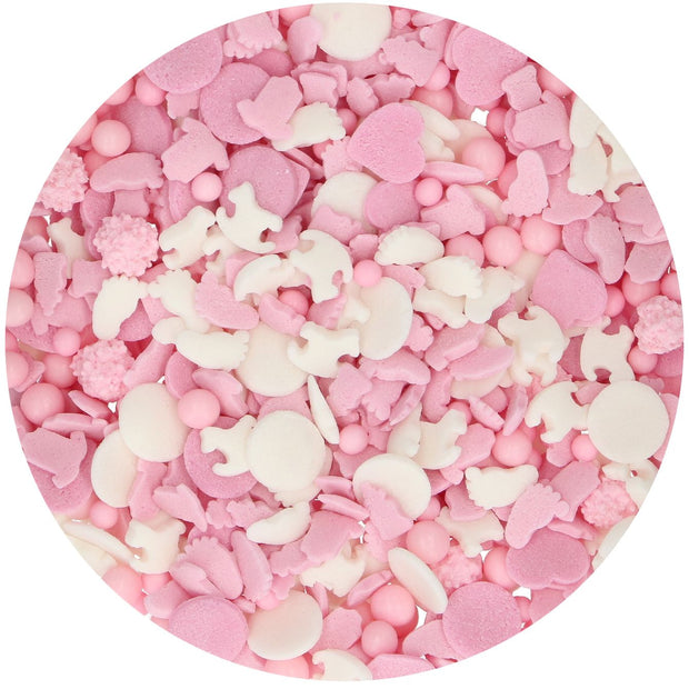 FunCakes Sprinkle Medley Baby Pink 50 g